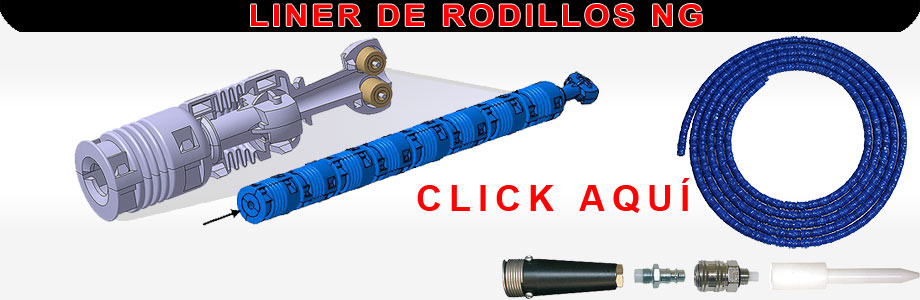 Liner de Rodillos NG para la alimentacin y guia de alambre de soldadura, Click Aquí