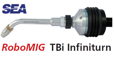 Antorcha RoboMIG Tbi Infiniturn de rotación sinfín 