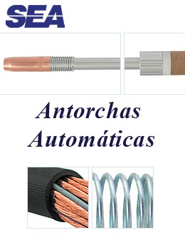 Antorchas automáticas de TBi Industries para la aplicación de soldadura por proceso MIG/MAG Antorchas automáticas de TBi Industries para la aplicación de soldadura por proceso MIG/MAG