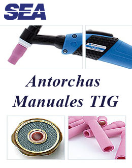 Antorchas manuales de TBi Industries para la aplicación de soldadura por proceso TIG
