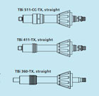 Cuellos rectos disponibles para antorchas Push Pull de Tbi Industries